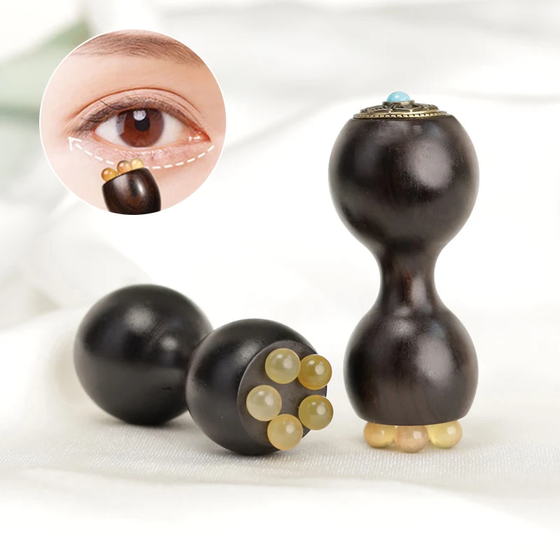 

Rosewood Gua Sha Face Skin Care Massage Sticks Eye Relaxation Spot Treatment & Anti-aging Massager Rotate Decompression Toys