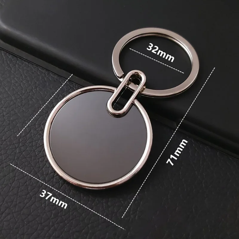 Custom Logo Both Sides Anti-Lost Keychain, Personalized Charm