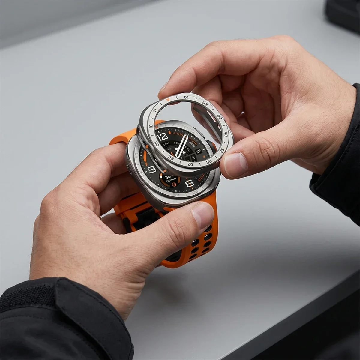 Gehärtetes Glas + Hülle für Samsung Galaxy Watch Ultra 2, vollständige PC-Stoßfängerabdeckung, Displayschutzfolie für Galaxy Watch9 Ultra2 Zubehör – Detail 8