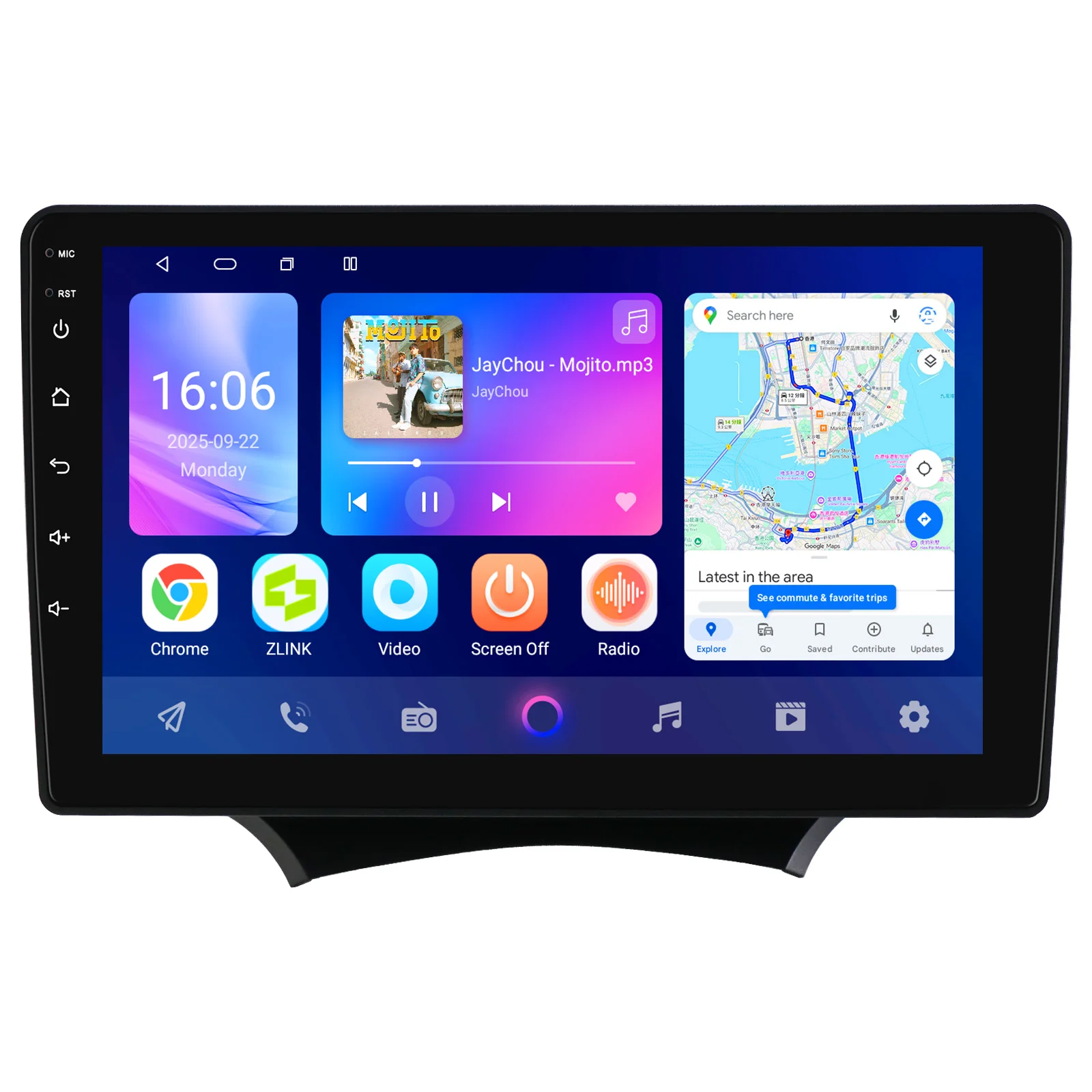 Android Auto-Multimedia-Videoplayer für Ford KA 2008 - 2014, kabelloses Carplay, intelligentes Radio, 2DIN, 360-Grad-Kamera, Autoradio, GPS, Stereo, DSP, 4G Wifi, 1280*720 Bildschirm