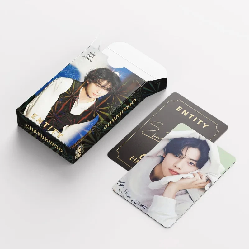 Imagem -06 - Cartões Kpop Idol Astro Lomo Novidades Album Photocards Impressão do Cartão Postal Eunwoo Moonbin mj Rocky Jinjin Fans Presentes 92 Peças por Conjunto Alta Qualidade