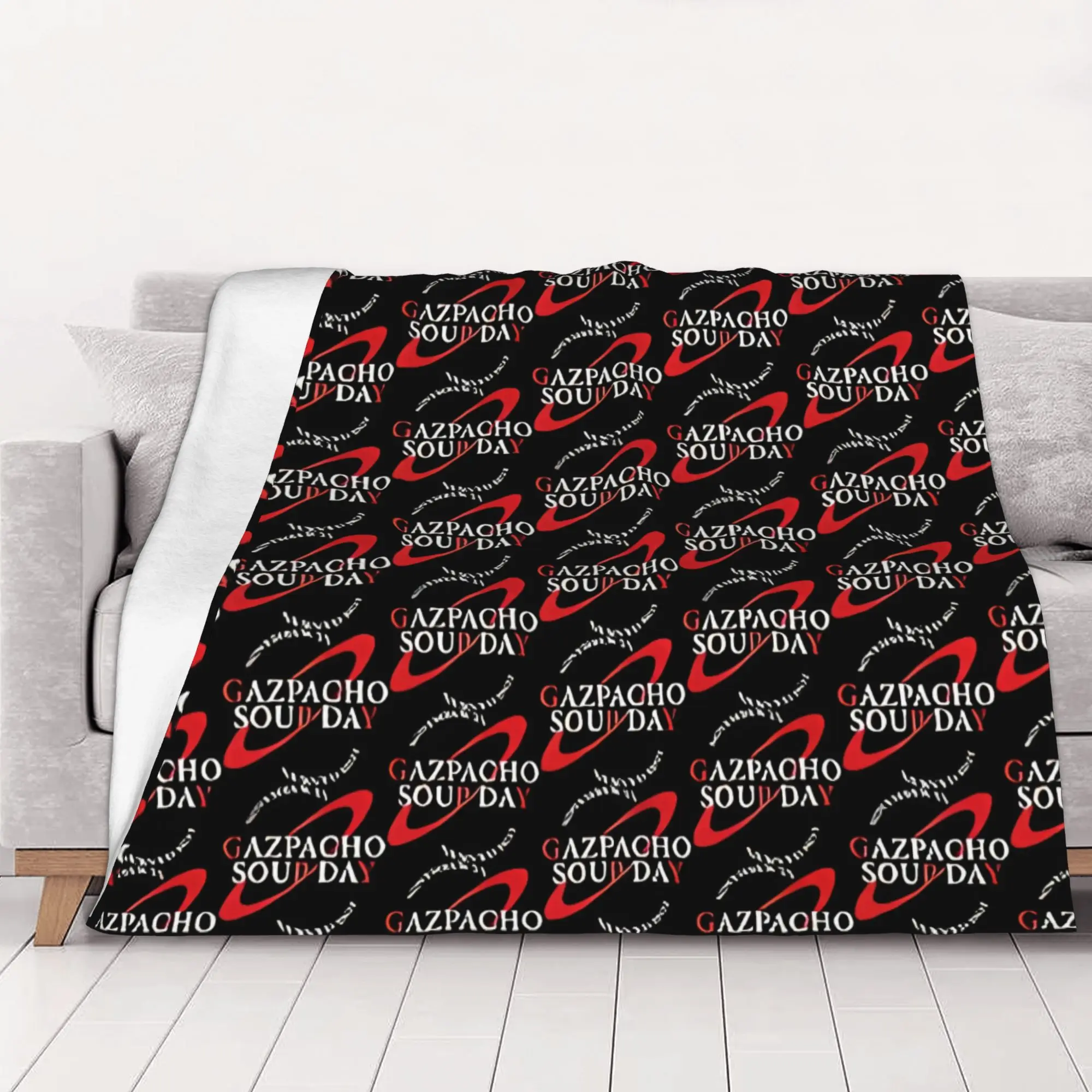 1PC Gazpacho Soup Day Red Dwarf home room decorations Winter Blankets for Adults Bedding Home Interior Sofa Knee