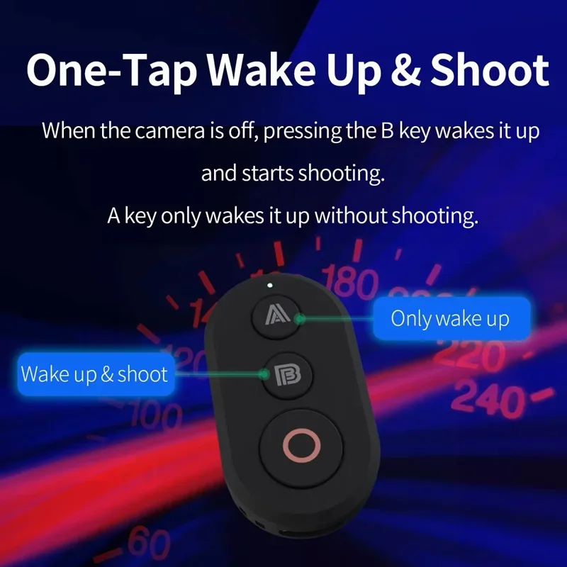 Умный Bluetooth-пульт дистанционного управления для Insta360 X4/X3/X2/Go3/Go3S/Ace Pro/AcePro2 GoPro 13/12/11/10/9/8 аксессуар для спортивных камер