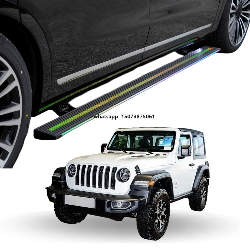 

Aluminum Alloy Electric Running Board Side Steps for Wrangler Running Board Automobile Accessories