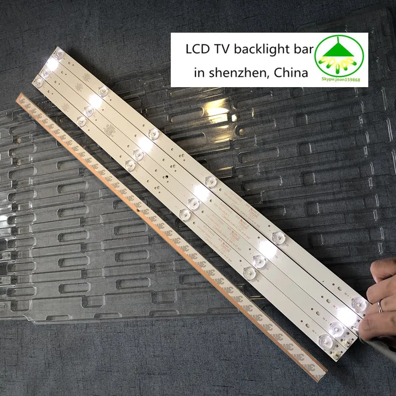 

3 pcs/Lot 100% new 59cm LCD TV backlight bar 32 inch General article lamp for Changhong, Hisense, NEW, 590mm 6 leds