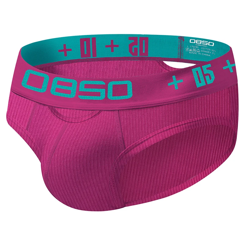Breathable Cotton Gay Sexy underwear Men Jockstrap Briefs Striped Fashion Men Bikini Mens Underwear Men's lingerie Gay BS3513