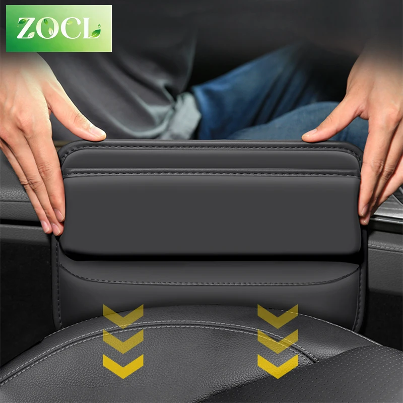 For BYD CHAZOR KING DM-i 2022 2023 2024 Seat crevice storage box Leather storage bag for the gap between car seats Auto parts view 4