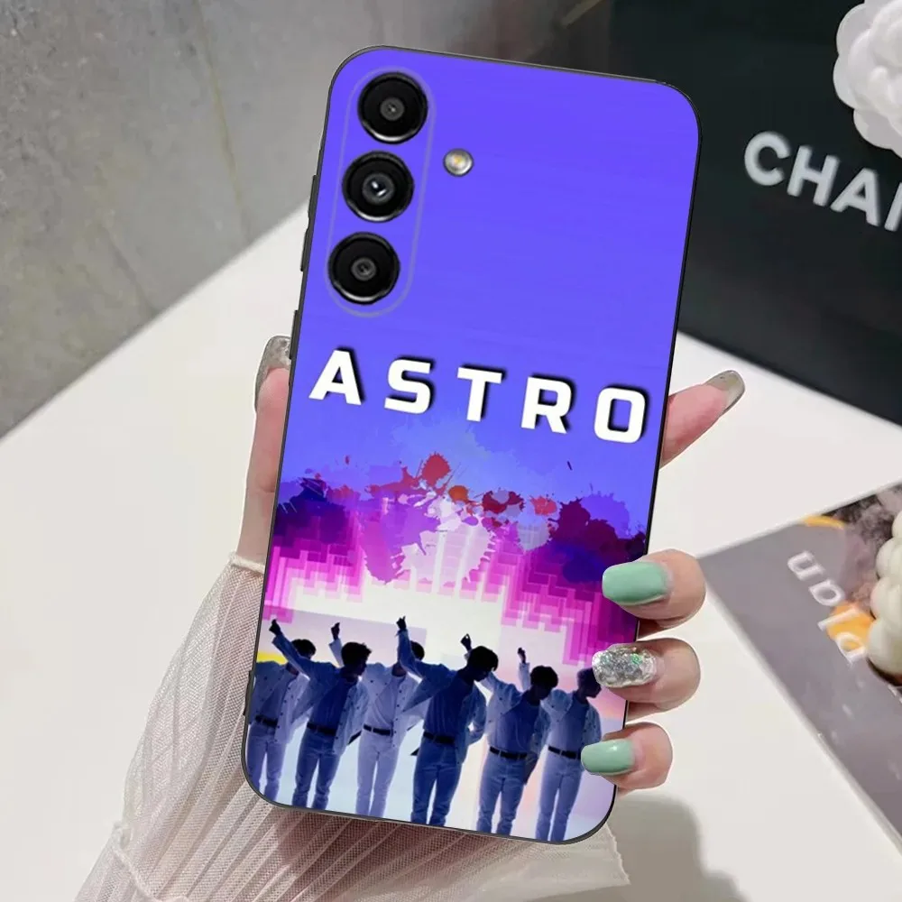 Custodia per telefono A-Astro Kpop Music per Samsung S24,S21,S22,S23,S30,Ultra,S20,Plus,Fe,Lite,Note,10.9,5G Cover morbida nera