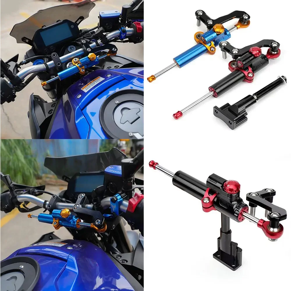 

For Yamaha MT-03 MT03 MT 03 2020 2021 2022 2023 Motorcycle Damper Shock Absorber Stabilizer Steering Dampers Bracket Semspeed