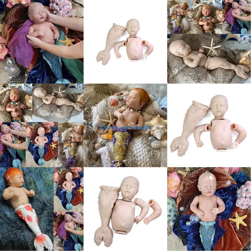 

090B 25 Inches Unpainted Baby for Doll DIY Handmade Soft Realistic Babies Toddler Boys Girls Mould Suppli