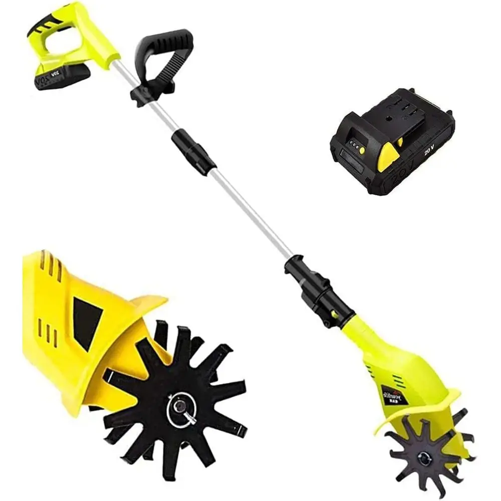 

20V Cordless Micro-Tiller for Small Garden and Vegetable Plot Cultivation