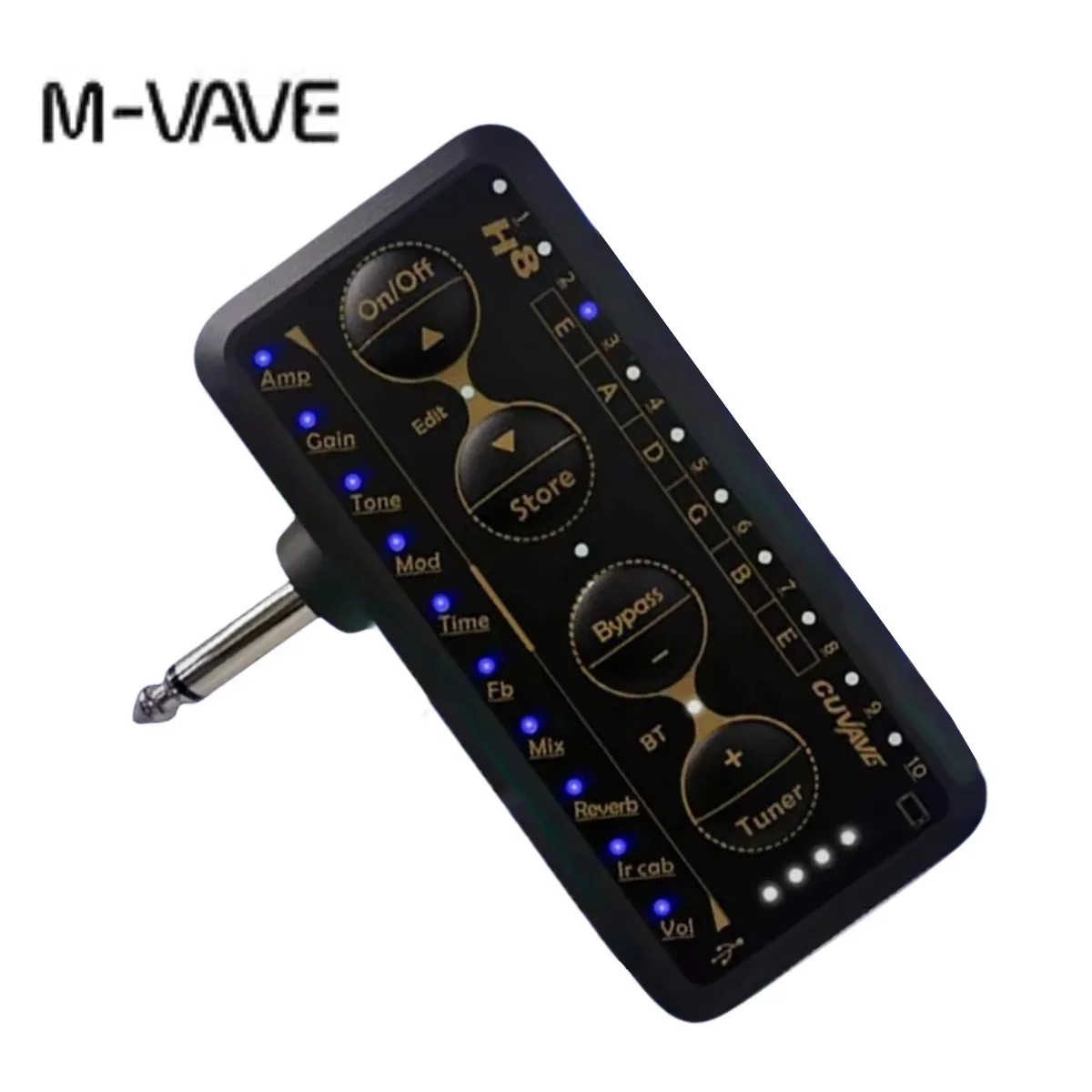 

M-VAVE H8 Wireless Guitar Amp Mini Amplifier Speakers Combo Amplifier Rechargeable for Electric/Bass/Acoustic​​