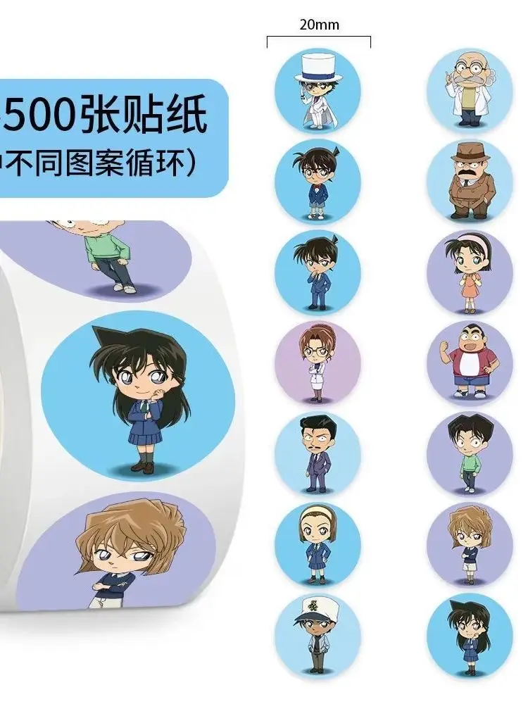 AliExpress keeppley 500pcs/Roll Anime Detective Conan Waterproof Graffiti Stickers For Helmet Bicycle Hand Account Pencil Case Decals Decoration