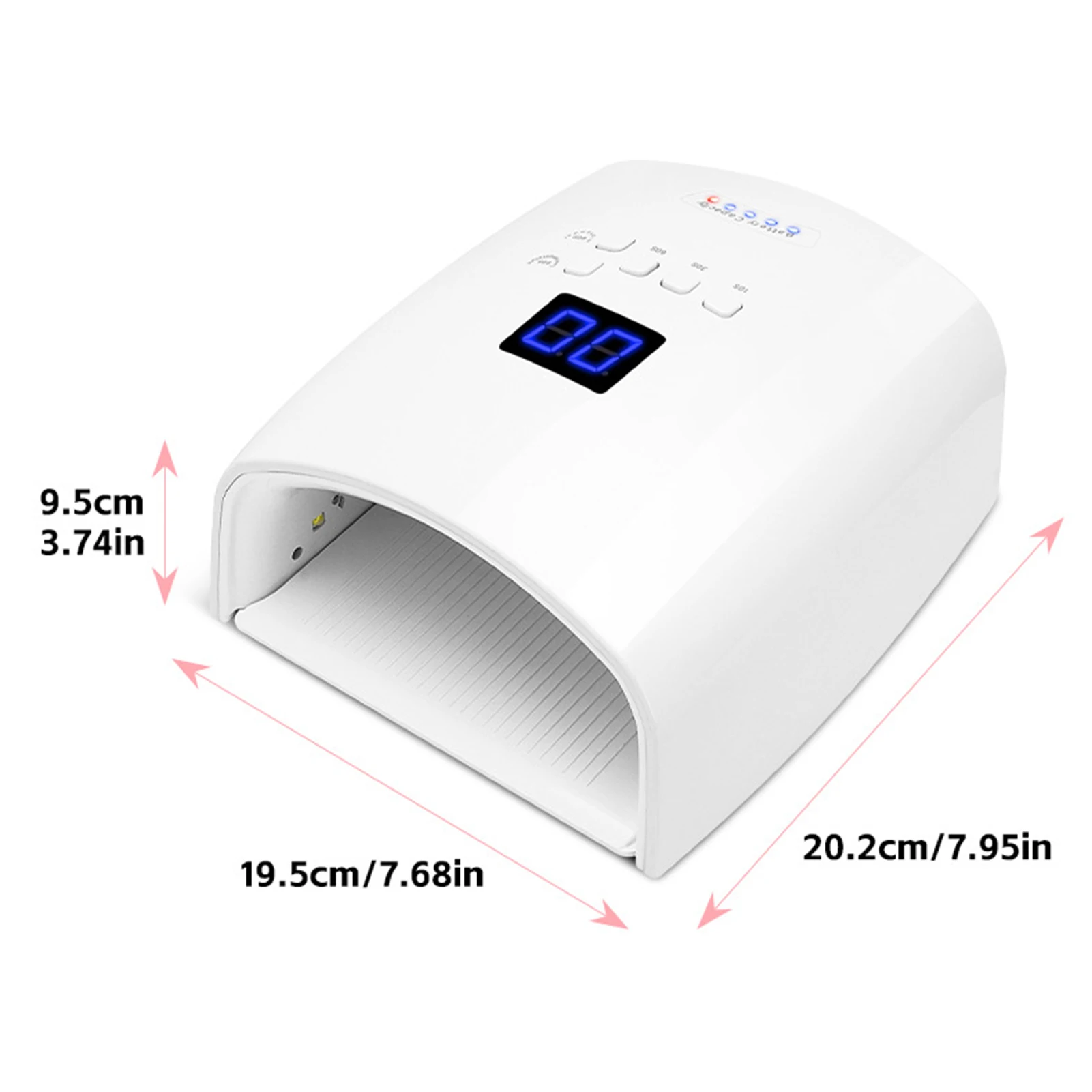 مجفف خفيف لطلاء الأظافر اللاسلكي، مجفف أظافر فني سريع الجفاف، هدية للزوجة والصديقة