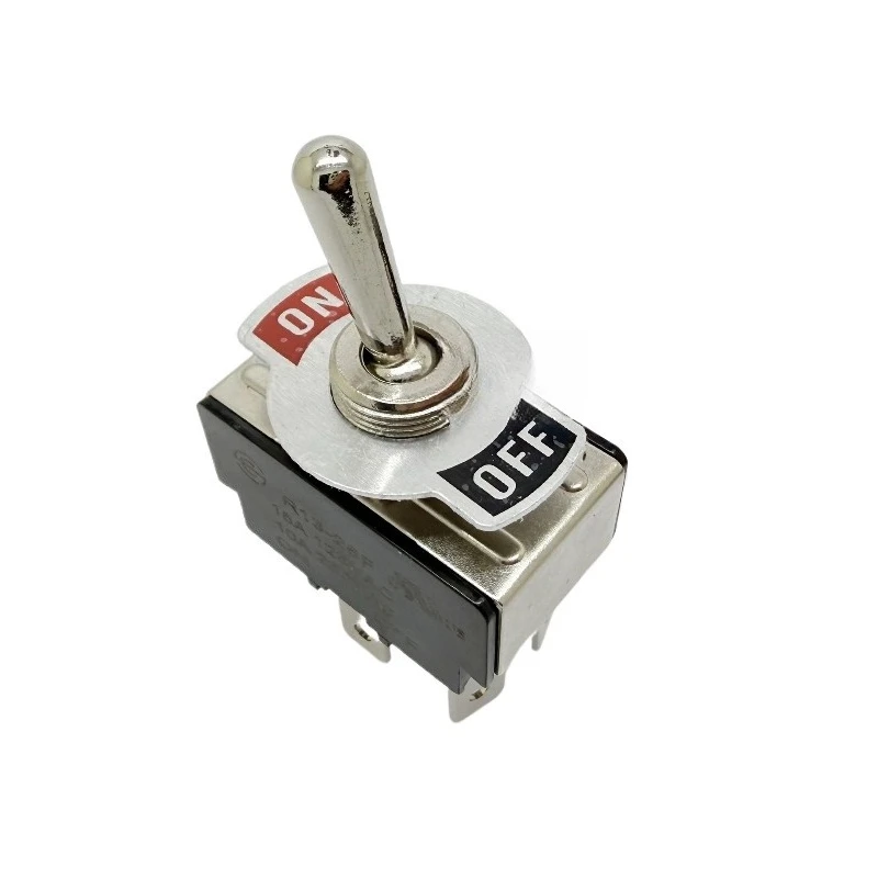 R13-28F Toggle Switch DPST 4 Pin ON-OFF 15A Panel Mount Switch with UL Certification