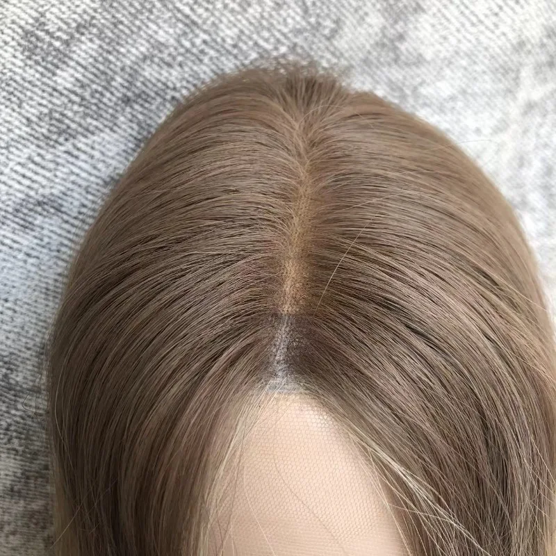 غطاء شعر مستعار نسائي حقيقي على الموضة غطاء شعر لين قبعة S