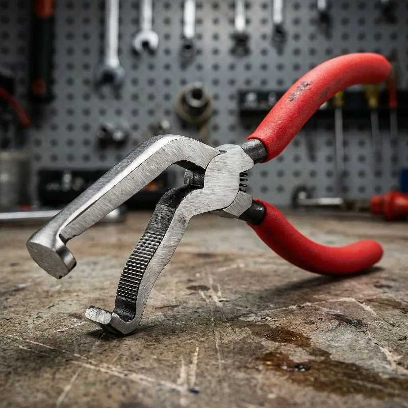 Multifunctional Serrated Power-off Pliers Non-slip Handle Automotive Hand Tool for Car Battery Disconnection Cable Cutting