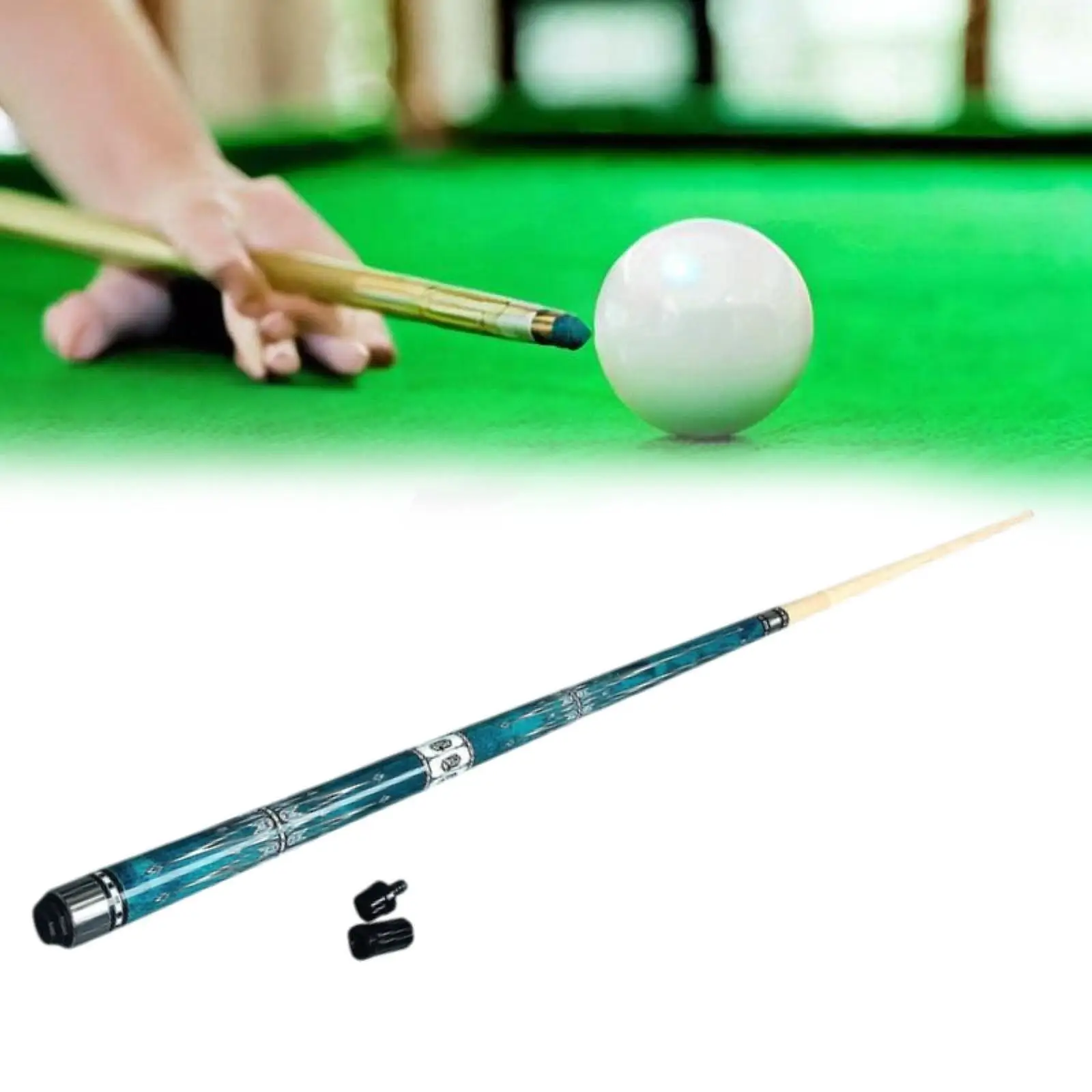 Holz-Pool-Queue-Stick, segmentierter Snooker-Queue für Wettkampf-Pool-Spiele