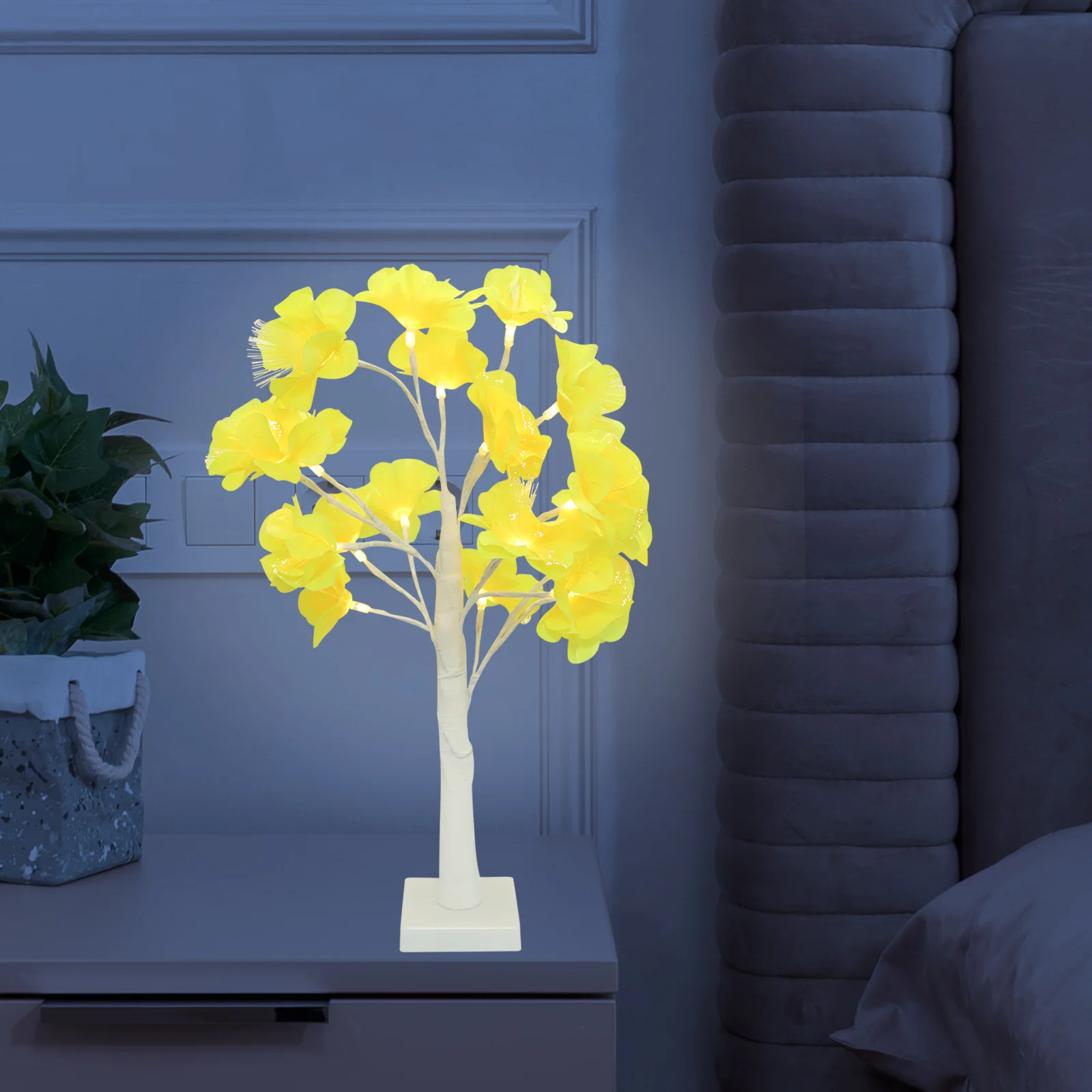 家庭用LEDツリーライト,デスクランプ,プラスチッククロス,ベッドサイド,デスク,ナイト,家庭用