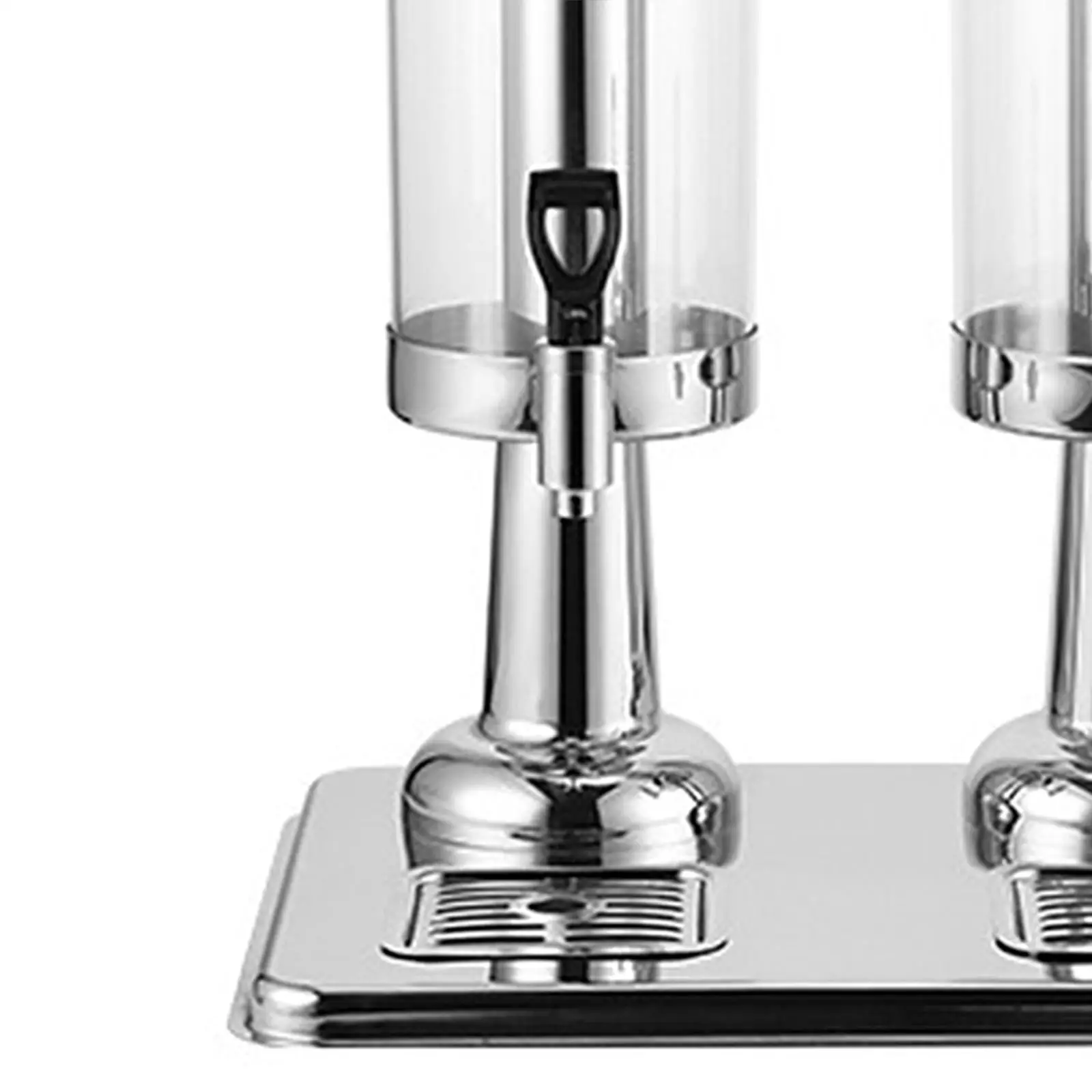 Portable Tabletop Cold Drink Dispenser Bucket with Stainless Steel Faucet for Poolside Events