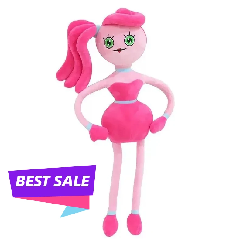 POPPY PLAYTIME Muñeco de Peluche Rosa de Piernas Largas, Juguete de Peluche del Juego de Terror, Regalo para Fiestas Infantiles