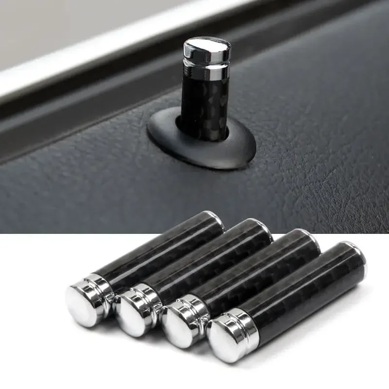 

Carbon Fiber Aluminum Alloy Interior Lock Knob Decoration Suitable For BMW E60 E70 E90 F10 F20 F22 F30 F32 F25 F26 F15 F16