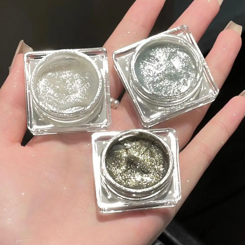 Paleta CACE Diamond Eye Shadow, brokatowe cienie do powiek, błyszczący rozświetlacz, żelowe cienie do powiek, połyskujące cienie do powiek, rozjaśnianie oczu