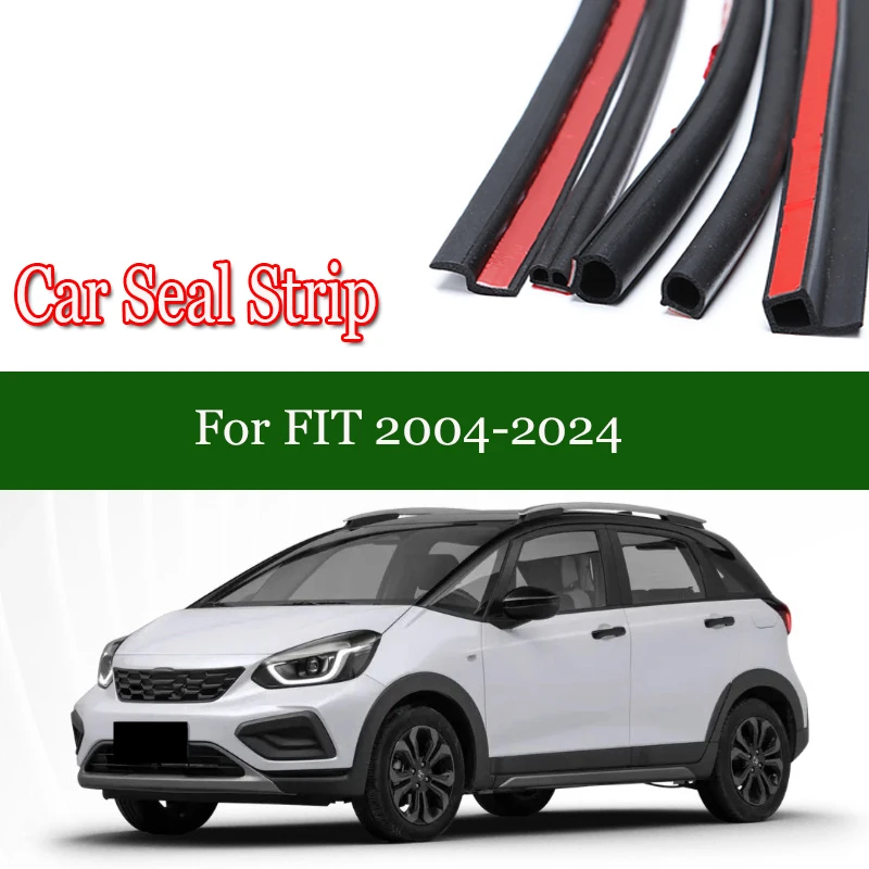 

Для Honda Fit 2004-2024 автомобильный дверной уплотнитель, автомобильные уплотнительные ленты, шумоизоляционная защита от ветра, автогерметик, аксессуары