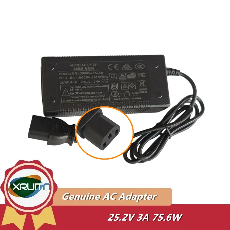 chargeur-de-batterie-adaptateur-ac-dc-authentique-dss65-2523000-252-v-3-a-756-a