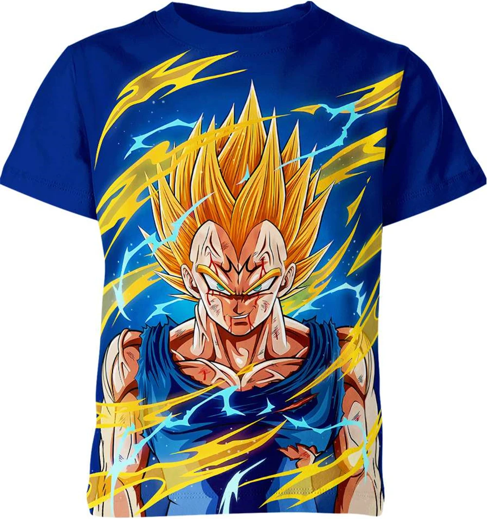 

2026 Summer New Dragon Ball Z Cosplay T-shirt Short Sleeve Children Tee Shirts Cartoon Japan Style Anime Unisex Clothes Tops