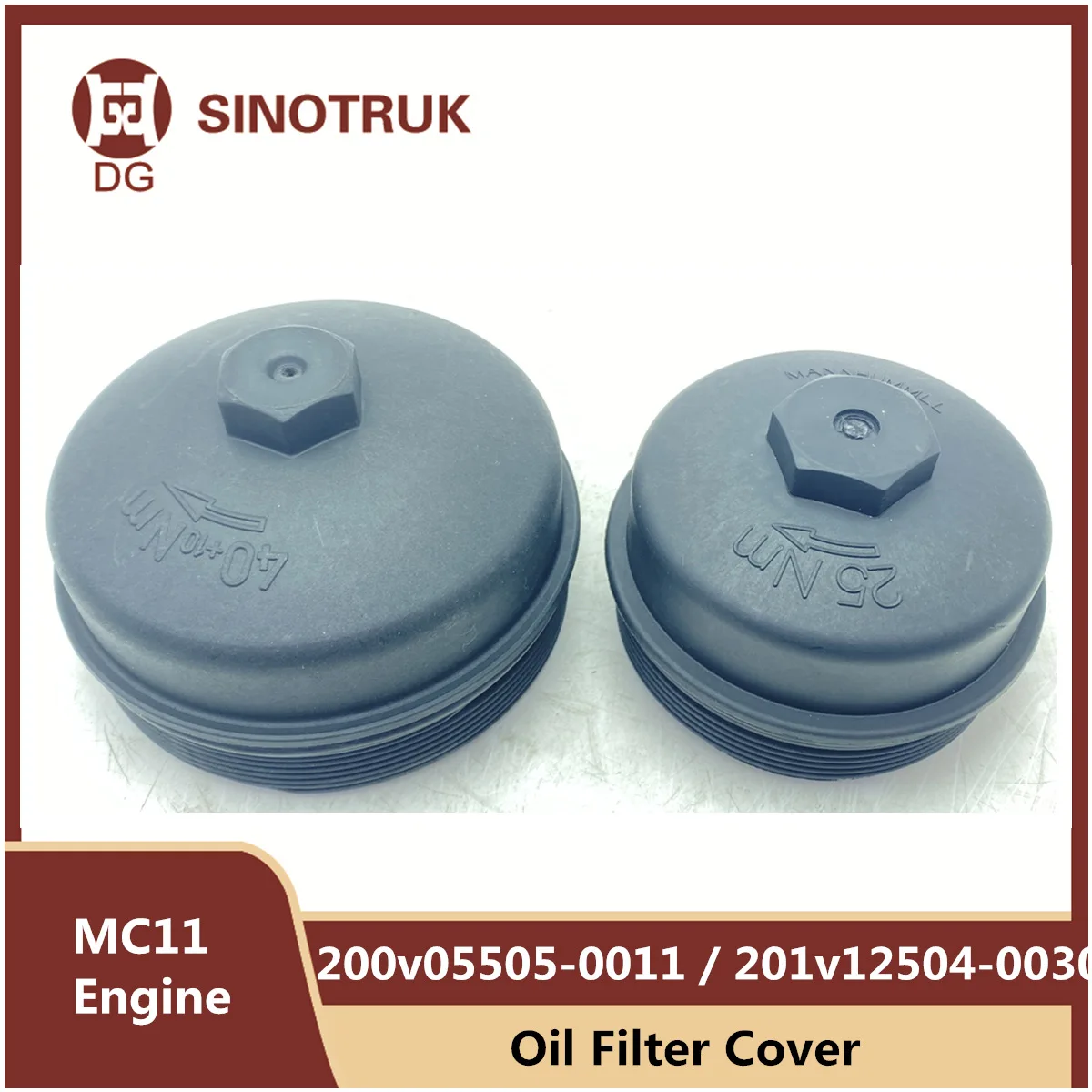 

Oil Filter Cover With Sealing Ring For Sinotruk MC Series MC11 Engine 200v05505-0011 201v12504-0030 With O-ring Original Parts