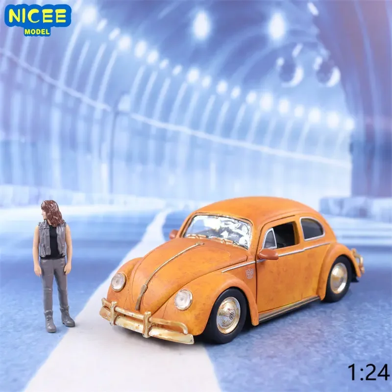 1:24 Volkswagen Beetle High Simulation Diecast Car Metal Alloy Model Car Children\'s toys collection gifts J238