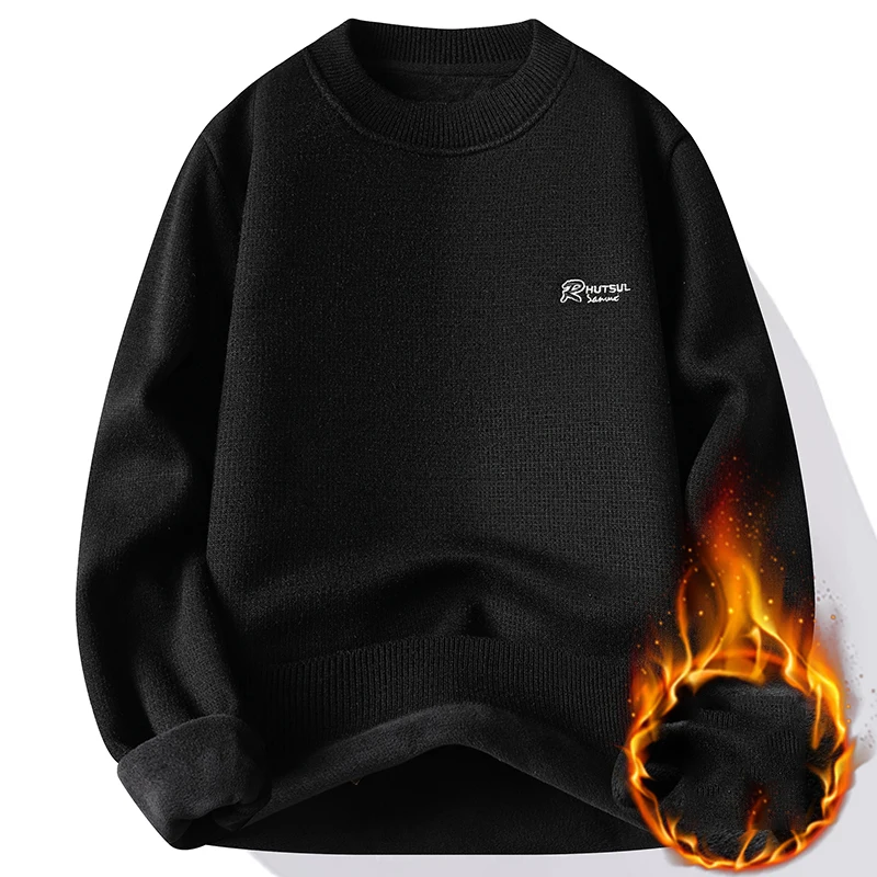 Sweater For Men Men's Clothing Men's Sweat-shirt Knit Autumn Streetwear Male Fashion Pullovers Casual Hombre Warm Solid Spring