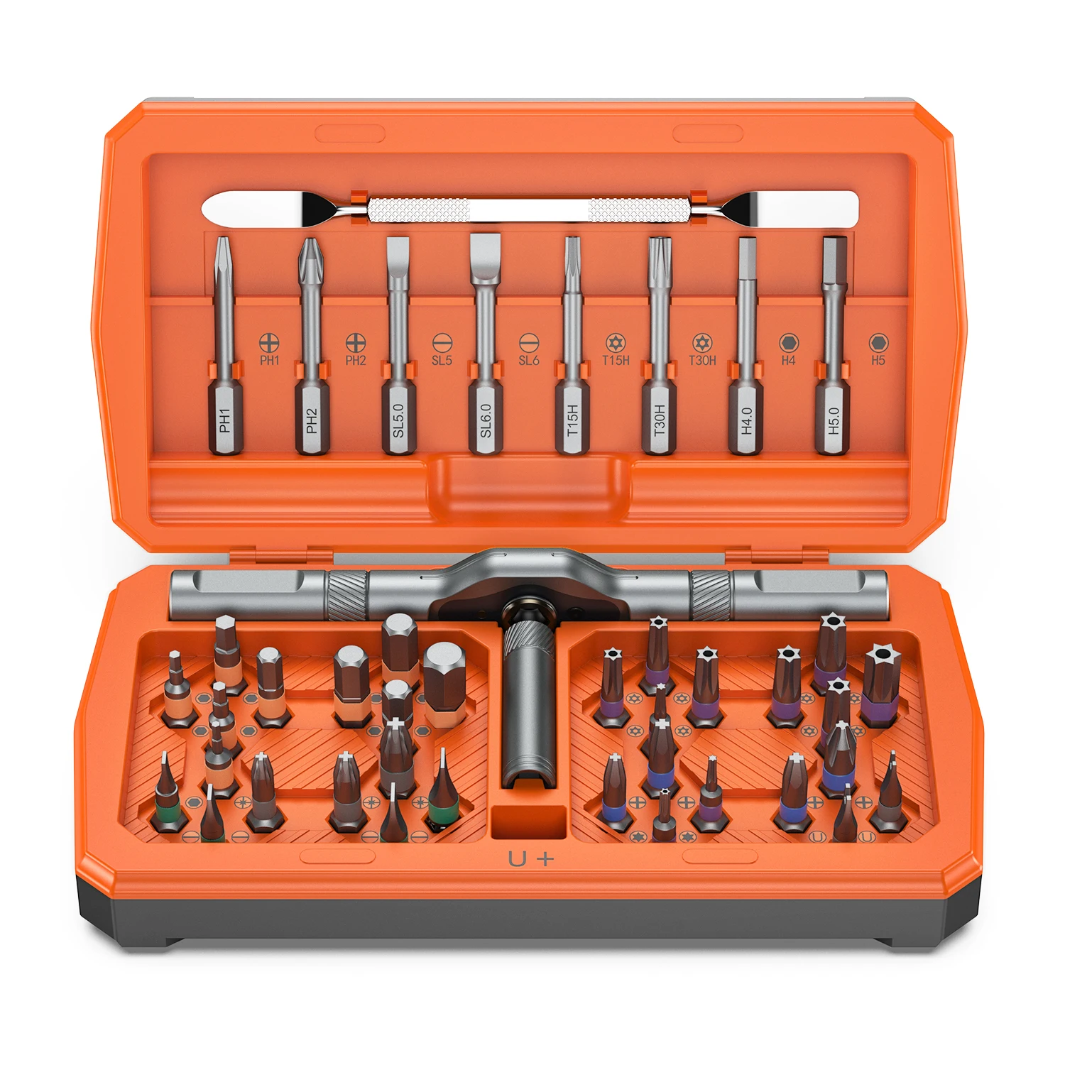 ORIA Ratchet Screwdriver Set 43 in 1 Magnetic Screwdriver Set DIY Repair Tool Kit for Computer Bicycles Furniture