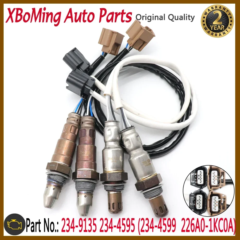 

4pcs 234-9135 234-4595 Upstream&Downstream Lambda Sensor O2 Oxyge For Nissan Altima Pathfinder Quest Infiniti JX35 QX60 234-4599