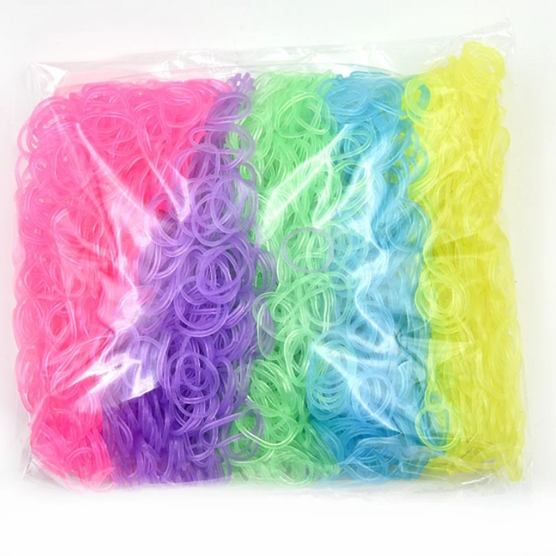 Rubber Loom Bands Bracelet for Kids or Hair Colorful Rubber Bands Make Woman Bracelet DIY Toys Christmas 2026 Gift