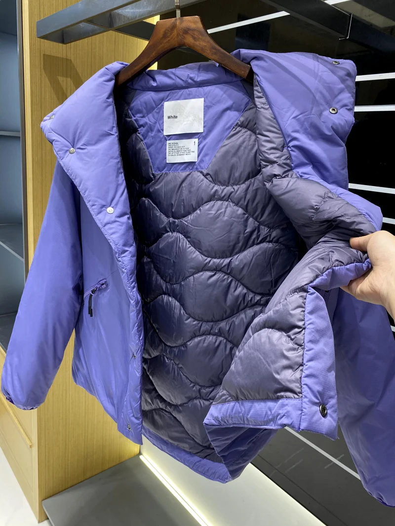Piumino invernale su misura 3D da uomo di fascia alta 90 down Thiened Outdoor Jaet Youth ular Abbigliamento quotidiano Vestibilità ampia antivento