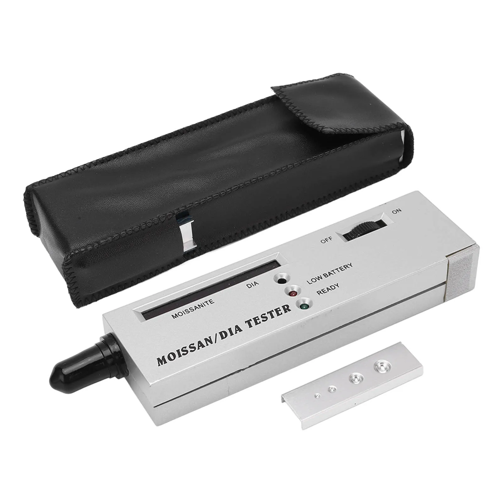 شاشة الكريستال السائل تستر مويسانيتي صلابة كاشف الجواهري أداة اختبار مع مؤشر LED شاشة الكريستال السائل اختبار المجوهرات #1