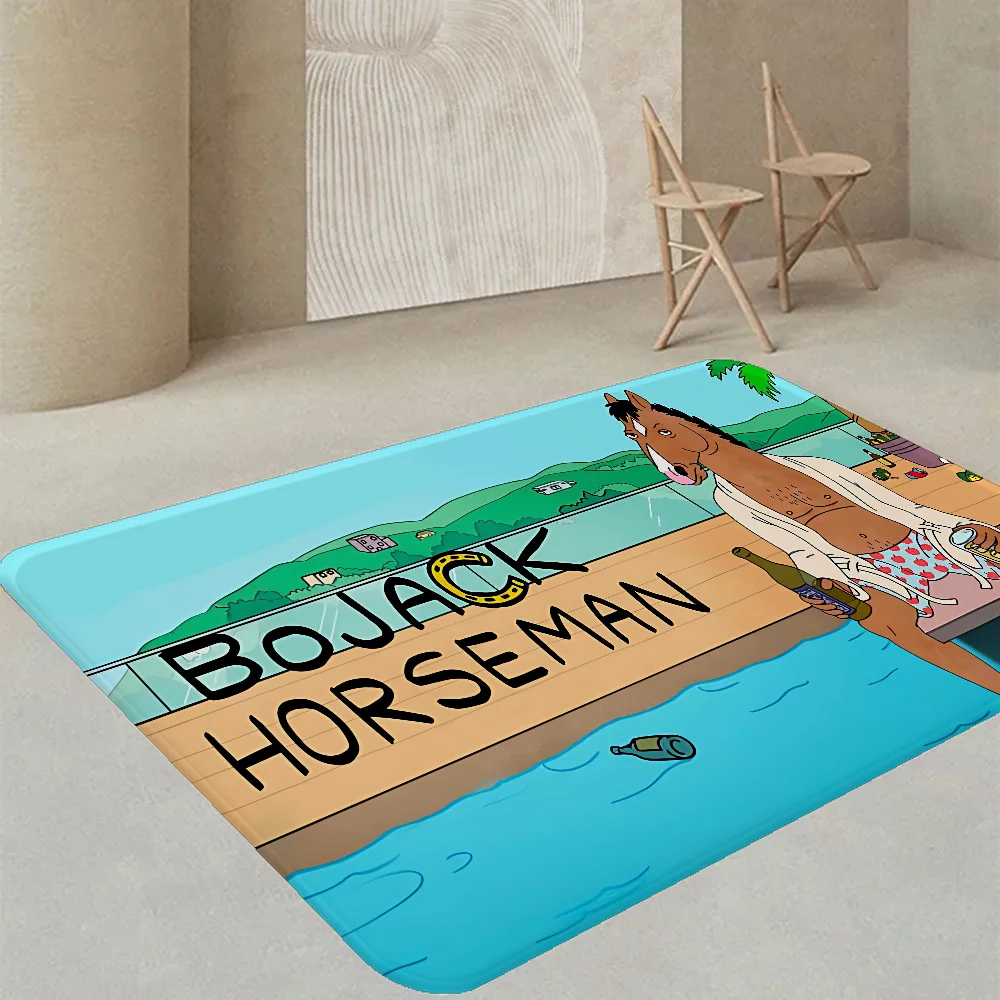 B-BoJack Funny H-Horsemans Floor Mat Nordic Style Home Doormat Bathroom-Toilet Mats Bedroom Hotel Decor Mat