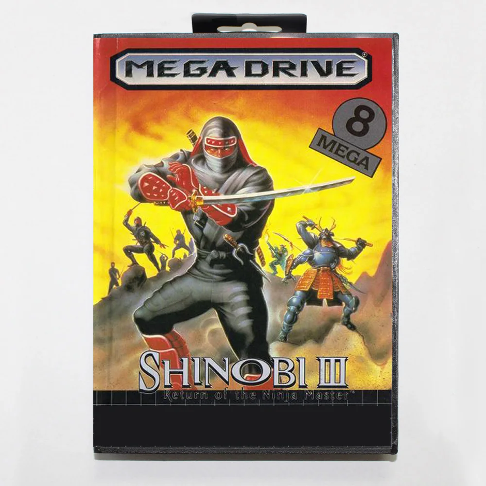 Cartucho de Jogo Shinobi III: O Retorno do Mestre Ninja MD 16 Bit BR para Sega Megadrive Genesis