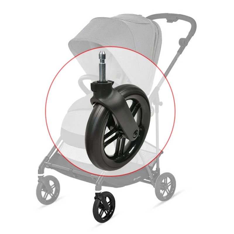 

Baby Buggy Front Wheel For Cybex Melio 2/3 Series Pushchair Whole One With Wheel Tire Frame Shaft Direct Replacement Accessories