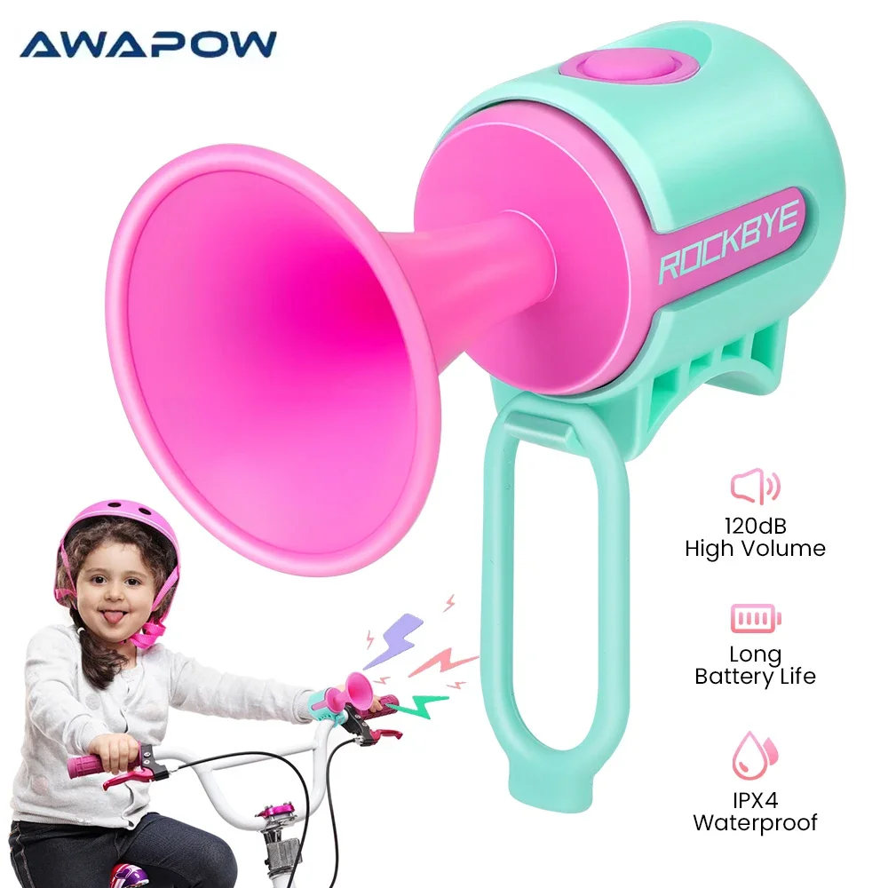 Rockbye Balance Bicycle Horn For Kids 120Db Handlebars Scoo…