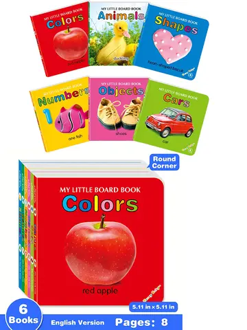 Baby Colorful Pattern Card Books Interactive Sensory Baby Toys Newborn Development Gift Accompanying Reading Early Education