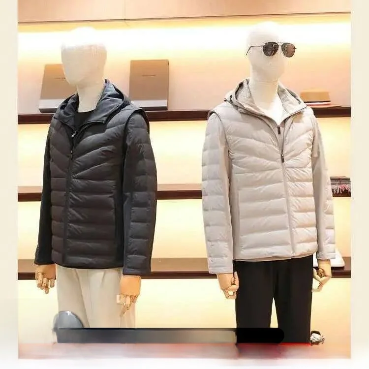 

Men's down Soft ell Vest Jaet Tee Season Lightweight Warm Casual Outdoor Faion Polyester Fiber Du down Filling