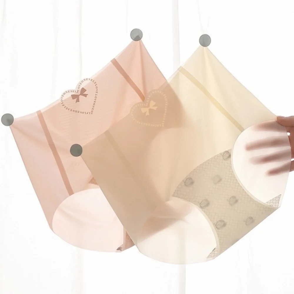 

High Waist Postpartum Body Shaper Large Size Bowknot Ice Silk Butt Lifter Briefs Waist Trainer Belly Contracting
