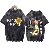 Fireworks & Rollerblades Benson Boone 2024 Tour Tie-Dye T-Shirt