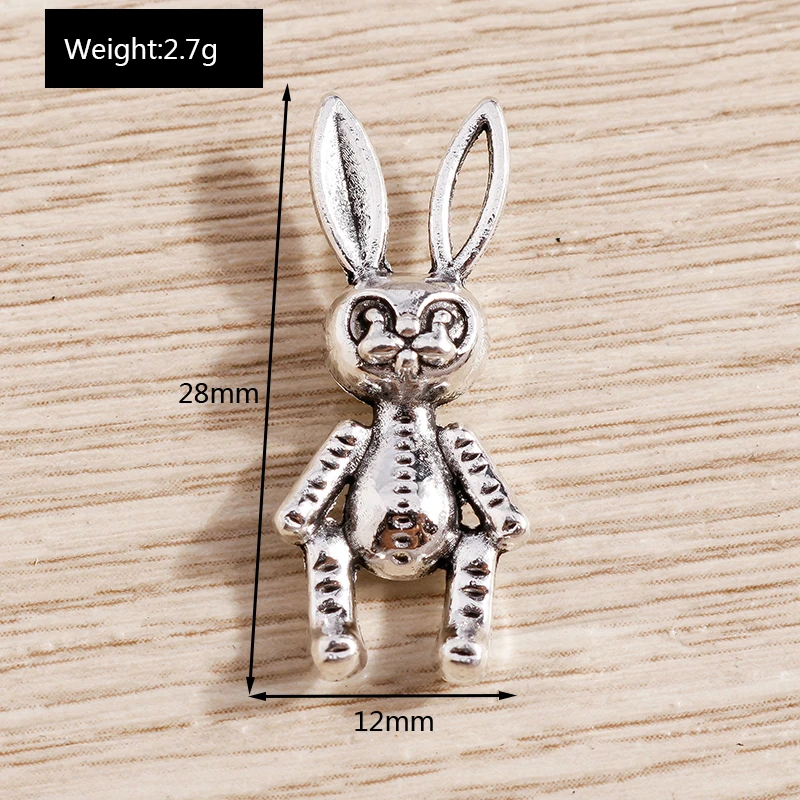 Tusember 10 Stück DIY Metall-Zinklegierung Tier-Frosch-Anhänger für Schmuckherstellung, Modische Ohrringe, Halsketten, Handgefertigte Anhänger, Bastelbedarf – Detail 19