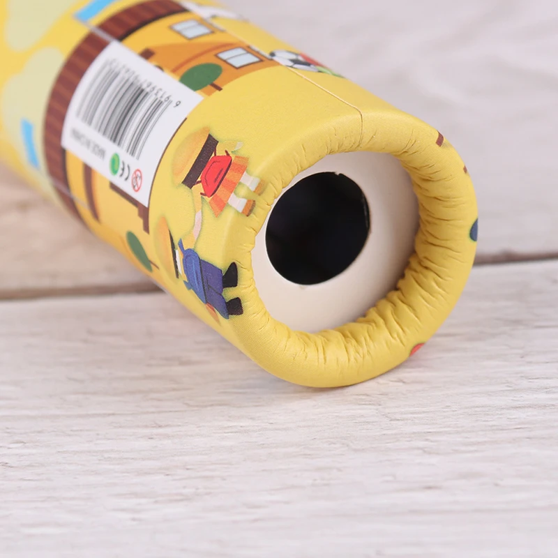 1PCS Rotation Kaleidoscope Cartoon Paper Magic Changeful Non Adjustable Colored World Toy For Children Classic Educational Toys
