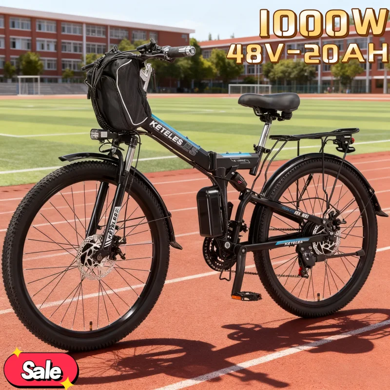 

Электрический велосипед 2025, мощный двигатель 1000 Вт, 48 В, 15 Ач, литиевая батарея, электрический велосипед для взрослых, безопасный, прочный, простой и экономичный