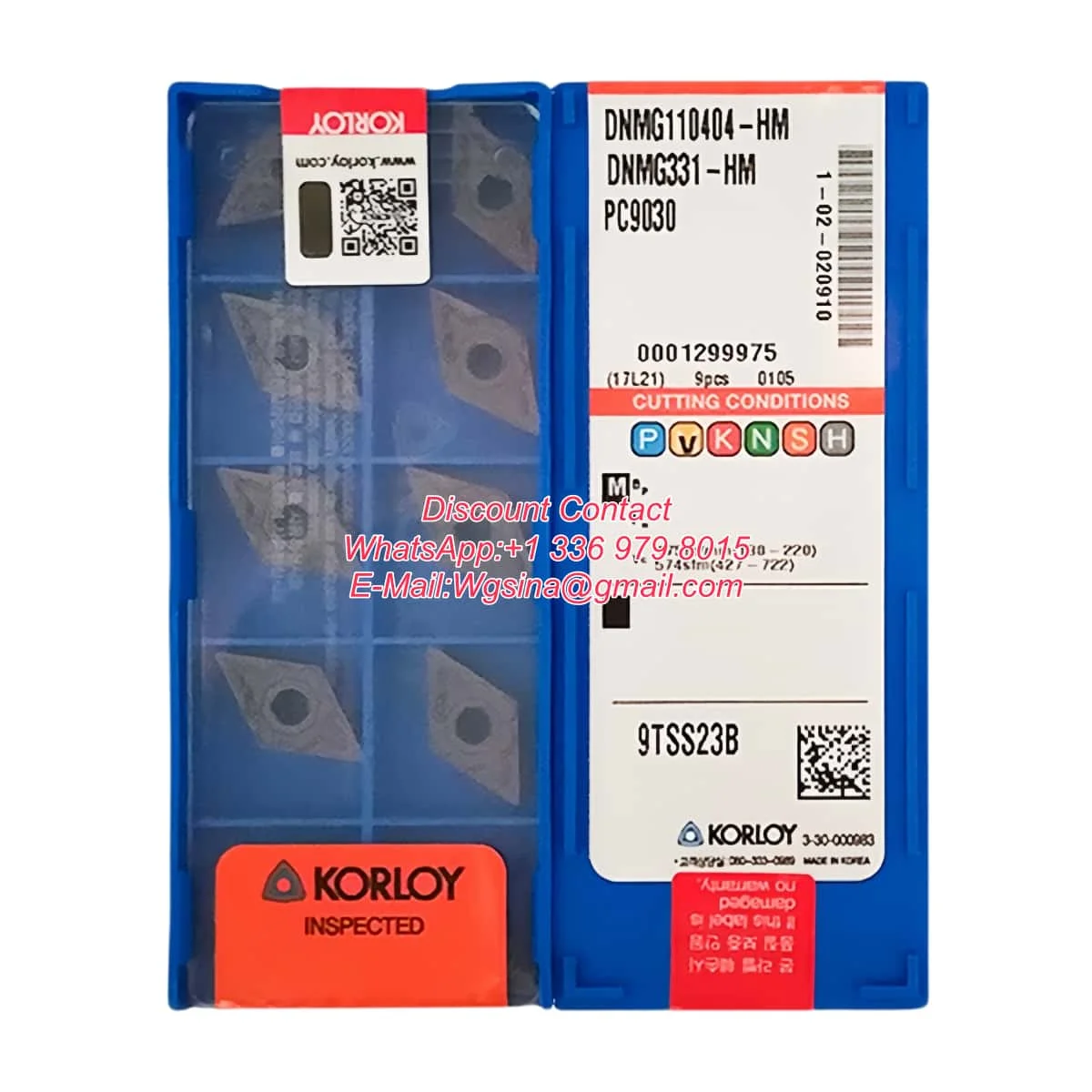 

KORLOY Оригинальный DNMG DNMG150404/08 PC9030 NC3120 HM Токарный инструмент DNMG15 Качественная вставка Инструменты для токарных станков с ЧПУ